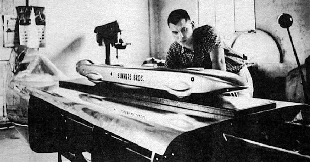 Bob Summers who drove Goldenrod to the wheel driven LSR of 409.277mph