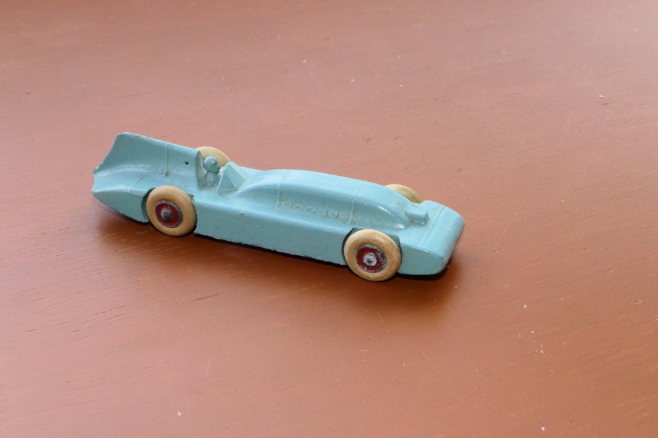 France. AR Pre war. Diecast lead. Marked “A R” Rubber tyres on lead wheels 123mm